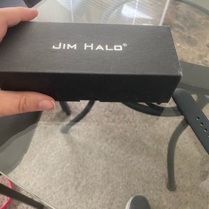 Jim Halo Pink and Gold Sunglasses